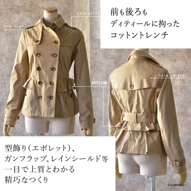 Burberry ショート トレンチコート