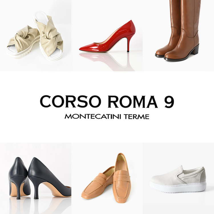 CORSO ROMA 9 コルソローマノーヴェ スエードパンプス ダークブラウン