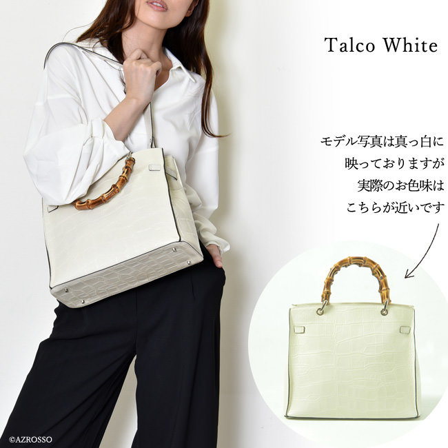 バンブーハンドル 2way レザーバッグ｜Del Conte デルコンテ