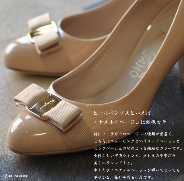 靴の女王の定番パンプス。サルヴァトーレ・フェラガモ(Salvatore Ferragamo)【CARLA70】カルラ ヒールパンプス リボン