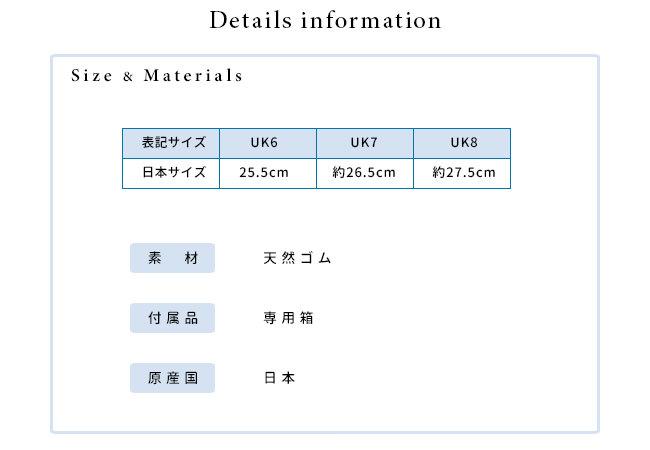 商品詳細・素材