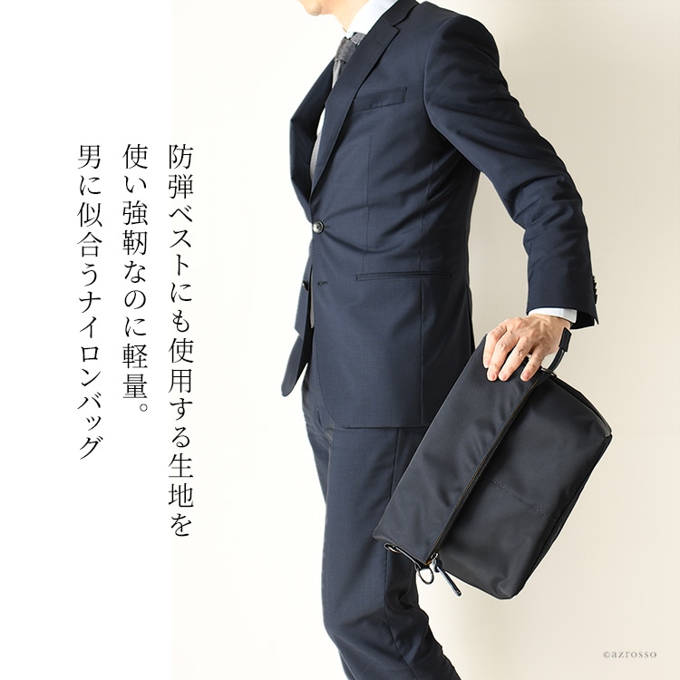 日本製老舗工房 服部（はっとり）のコンパクトにも大容量にもなる2way口折れショルダーバッグ