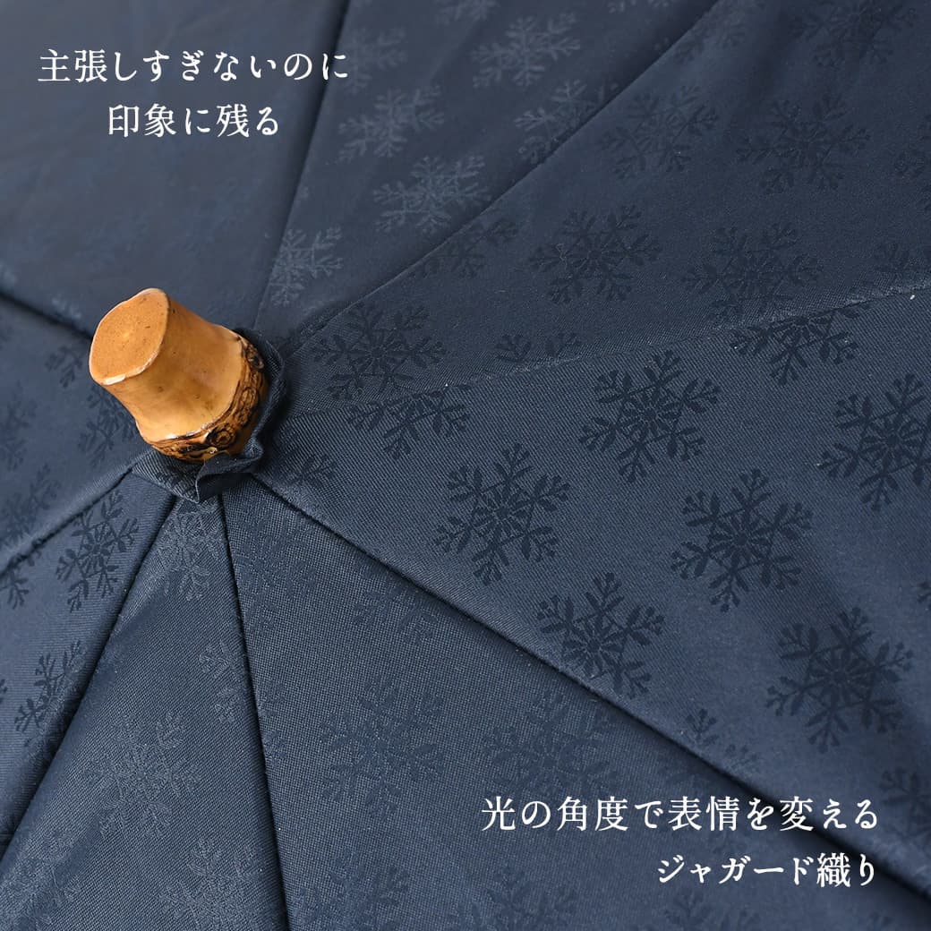 宵藍の雪華文様