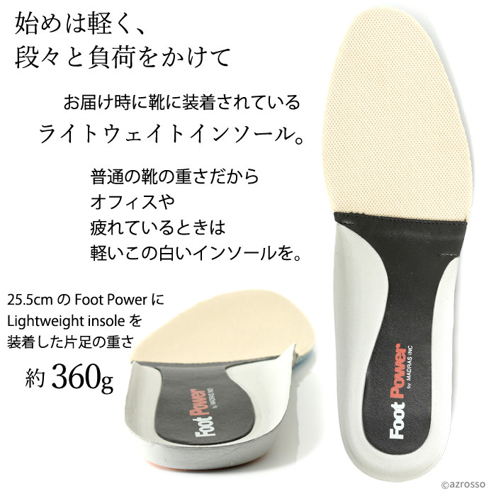 マドラス madras Foot Power フットパワー 本革　インソール1