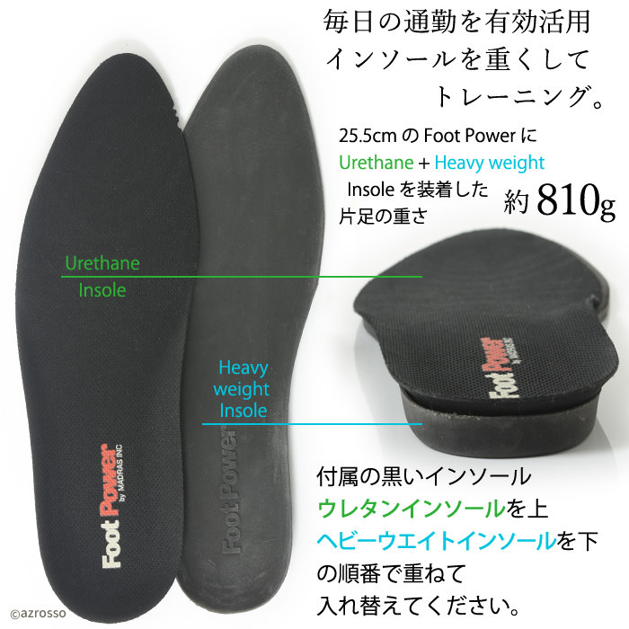 マドラス madras Foot Power フットパワー 本革　インソール2
