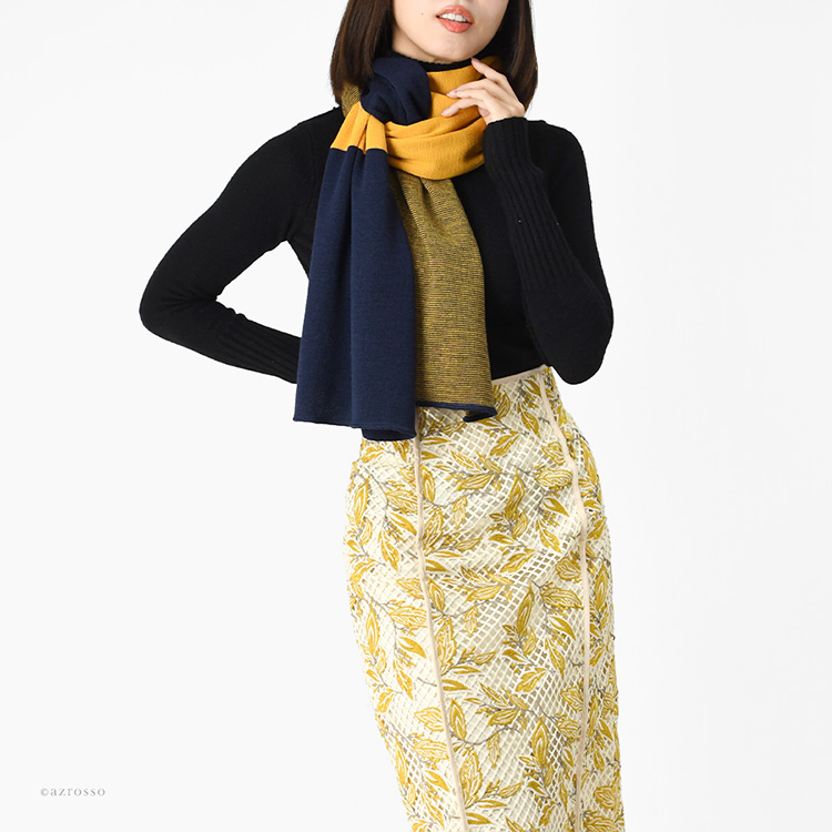 モデル画像 オフィシエネイビー×イエロー