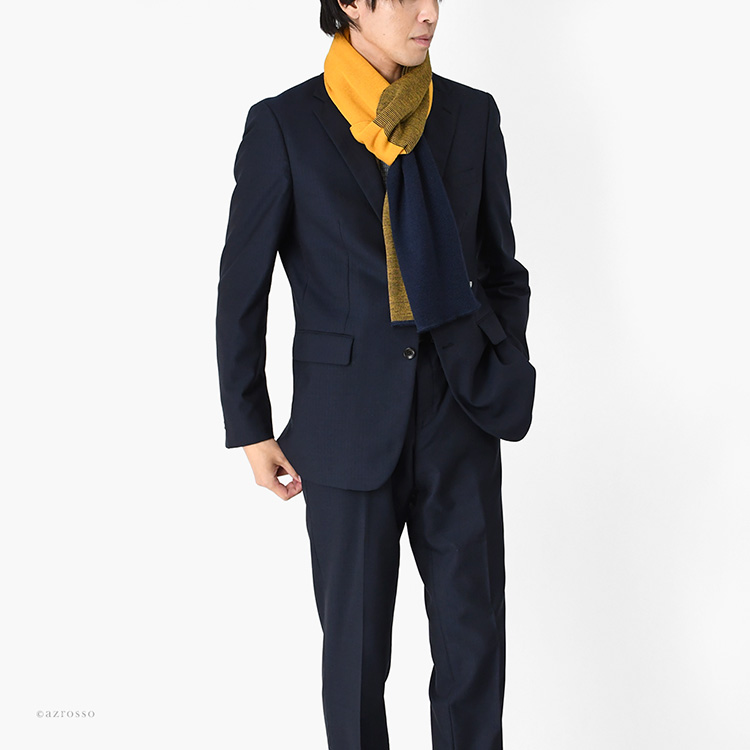 モデル画像 オフィシエネイビー×イエロー