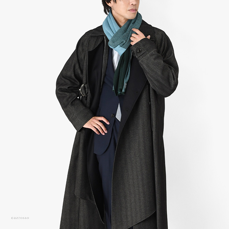 モデル画像 グリーン×アクアブルー