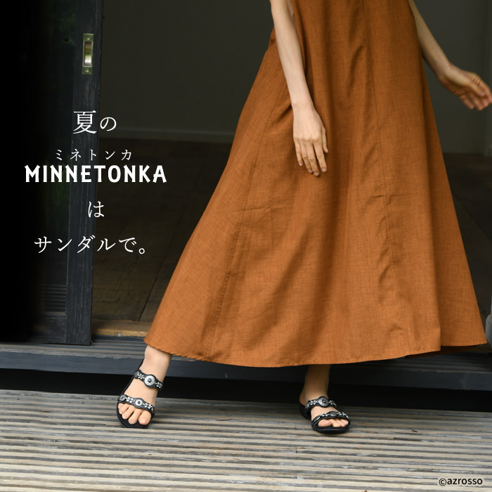 ミネトンカ Minnetonka Boca slide スエードレザー サンダル