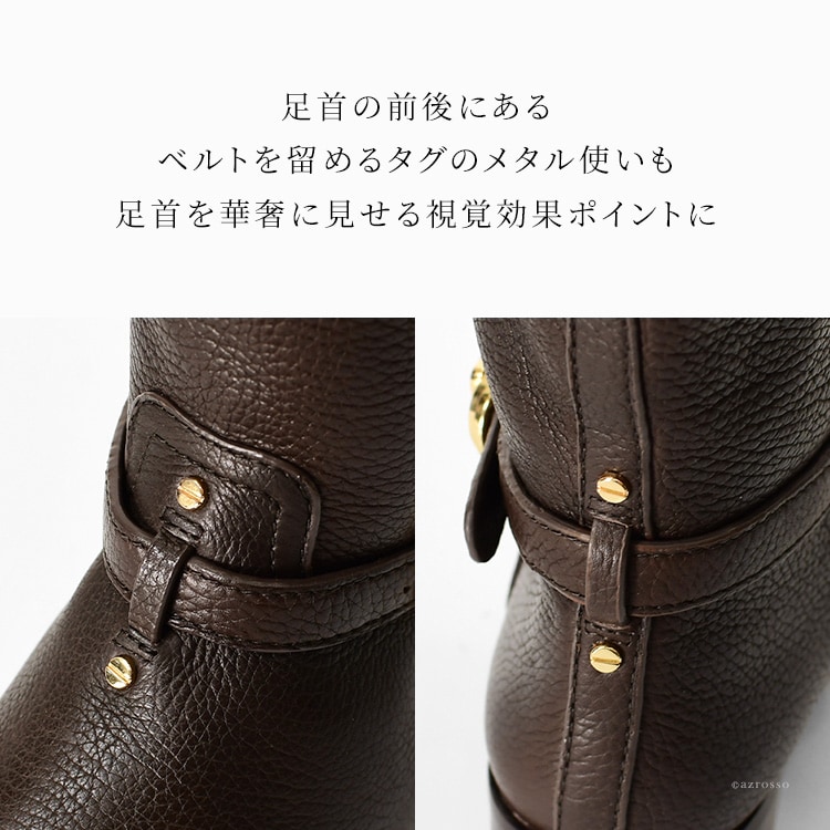 ロングジョッキーブーツ サイドジップファスナー トリーバーチ TORY BURCH