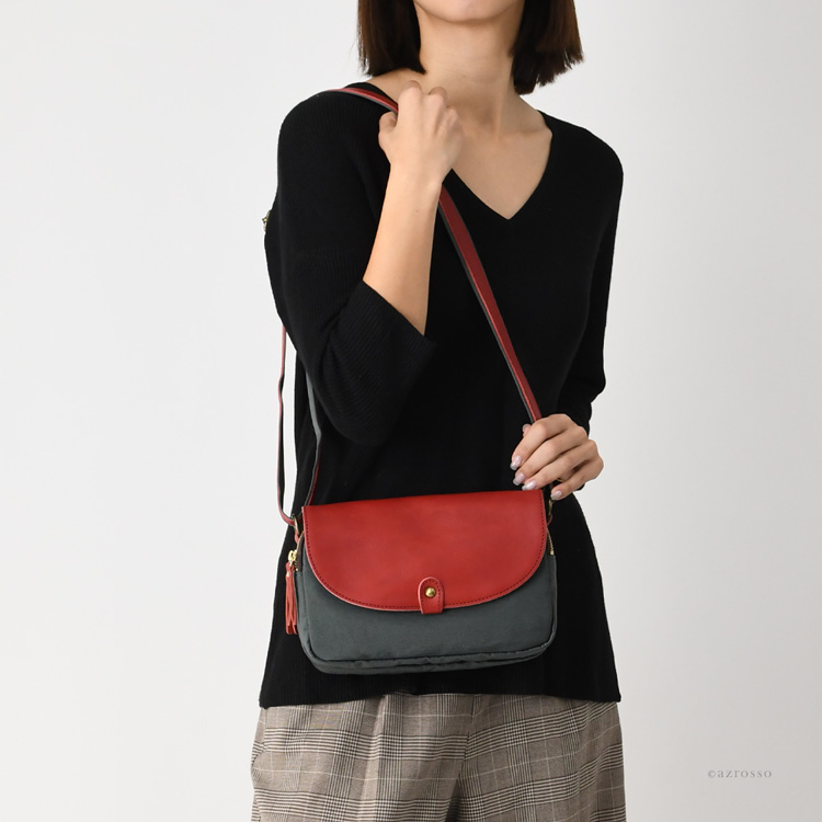 グレー×レッドモデル画像