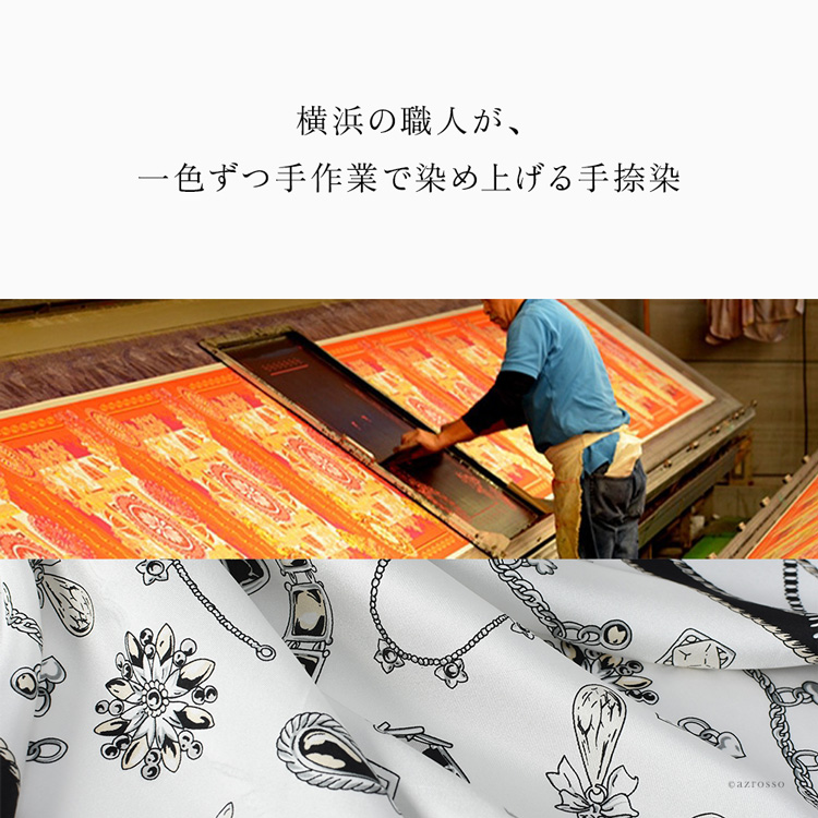 一色ずつ重ねる手捺染