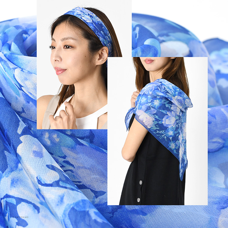 モデル画像 カシスブルー
