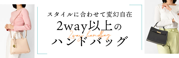 2way以上のハンドバッグ