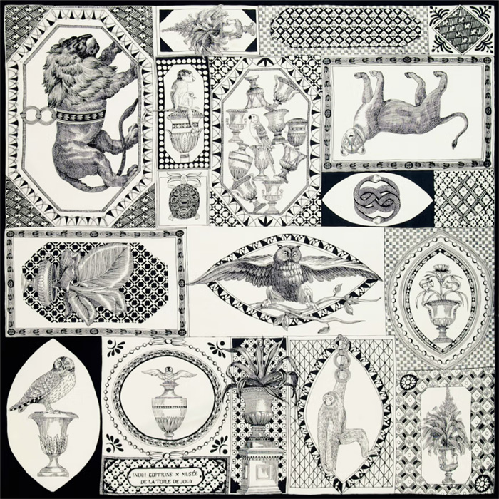 名画・美術館コラボ・絵画調スカーフ