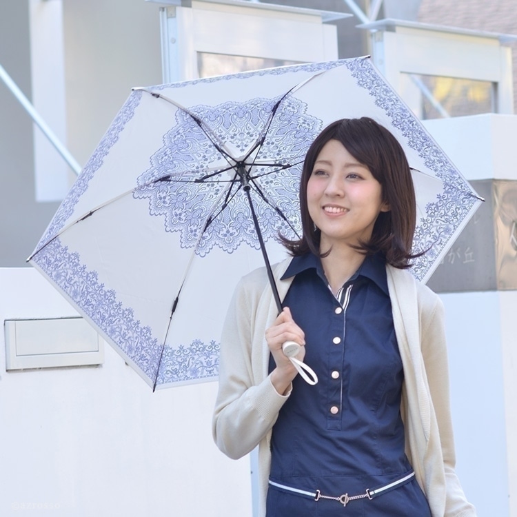 母の日プレゼント70代おすすめ 超軽量 日本製折りたたみ日傘 レース柄