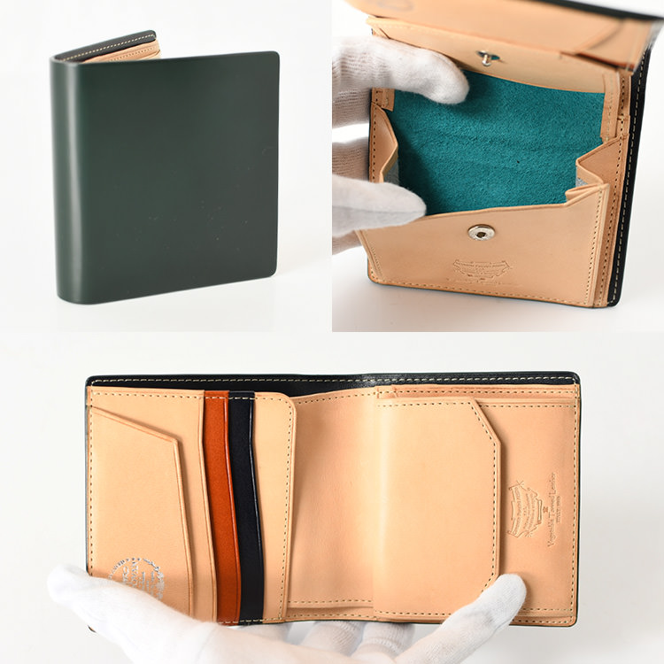 ミニマリスト財布 アトリエヒロの日本製 コードバン 薄型 財布